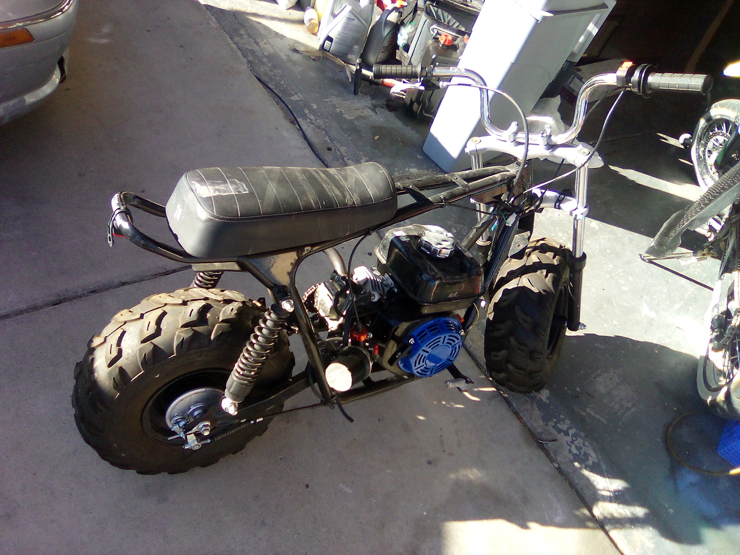 My Minibike, shortly before i disassembled it.